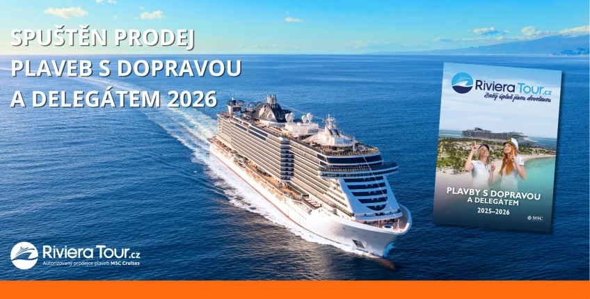 Vyplujte s námi do roku 2026: Spouštíme prodej plaveb s delegátem