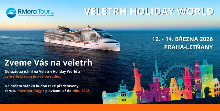 Zveme vás na veletrh HOLIDAY WORLD 2026 v Praze