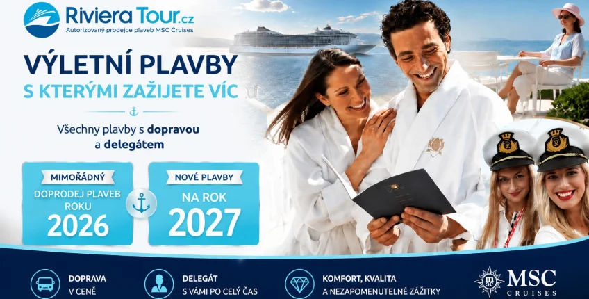 Akční doprodej podzimních plaveb 2026 & exkluzivní novinky pro rok 2027 již od 19 990 Kč