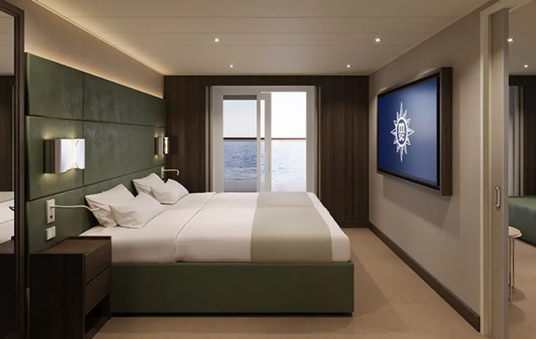 Dvoupokojový grand suite s balkonem MSC YACHT CLUB