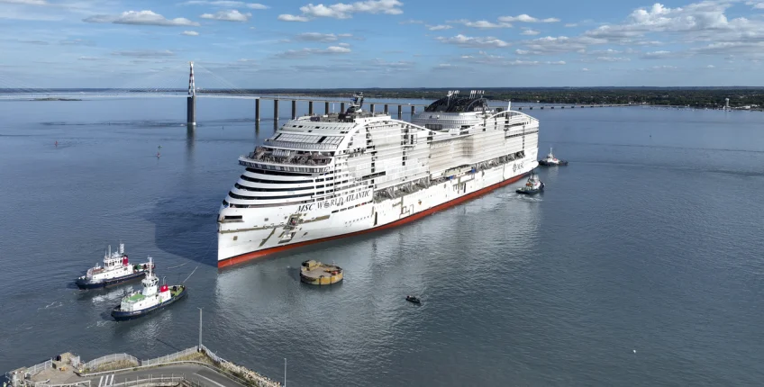 MSC Cruises oslavuje první vyplutí své budoucí vlajkové lodi MSC World Atlantic