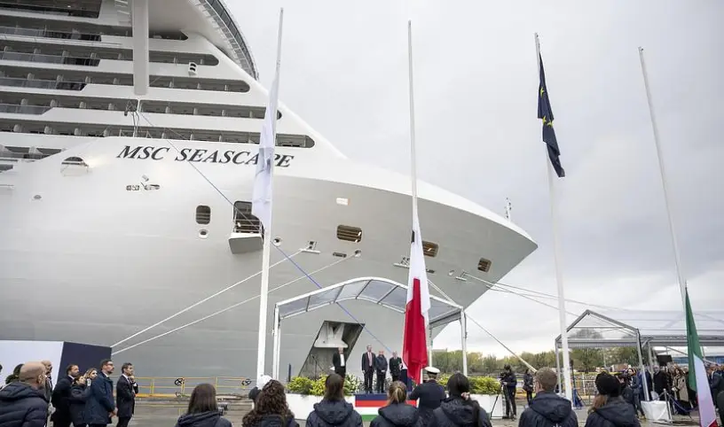 MSC CRUISES PŘEBRALO NOVOU LOĎ MSC SEASCAPE