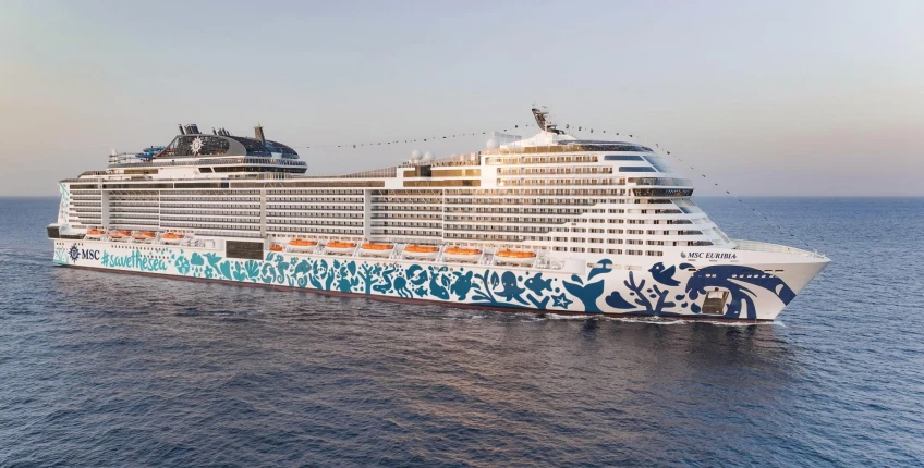 MSC Euribia przepłynęła przez Cieśninę Hormuz, rejsy po norweskich fiordach rozpoczną się 16 maja