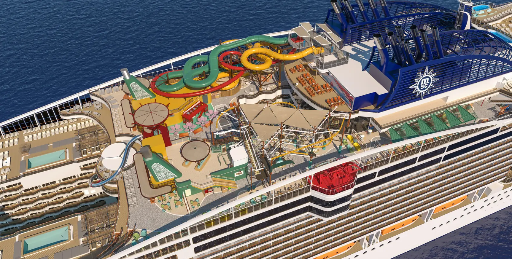 Nová loď MSC World Asia představí nový Luna Park i asijskou zónu pro rodiny s dětmi