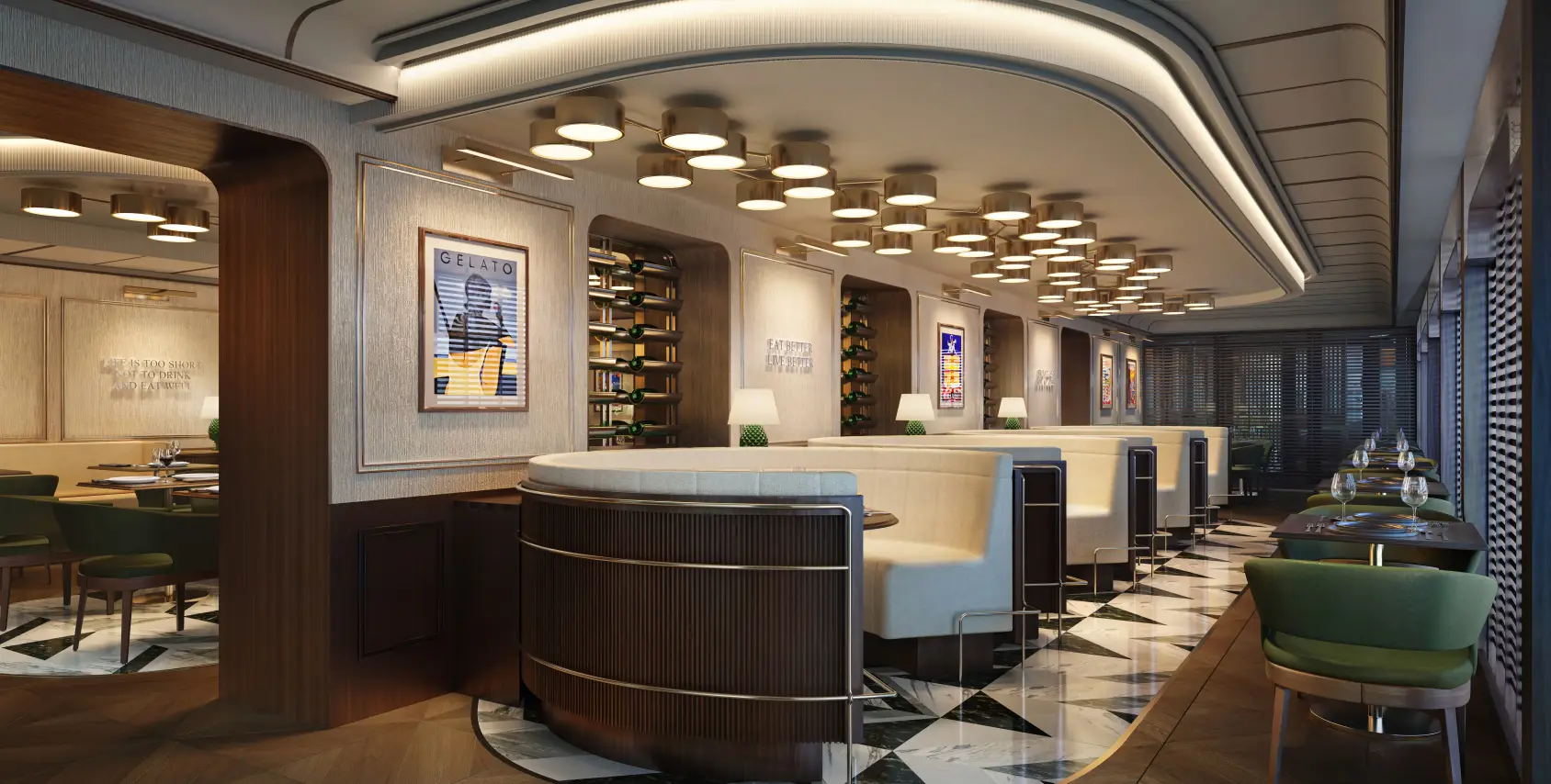 Na MSC World Asia zamíří slavná italská restaurace Eataly