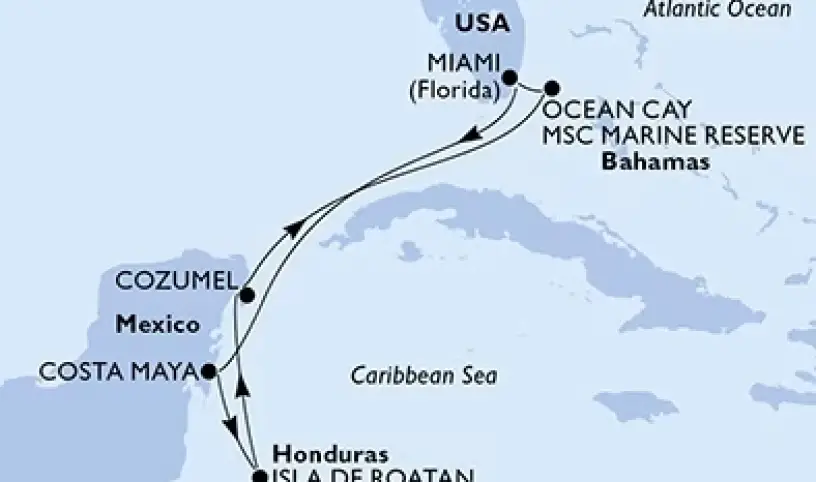 MSC World America bude spuštěna v Miami