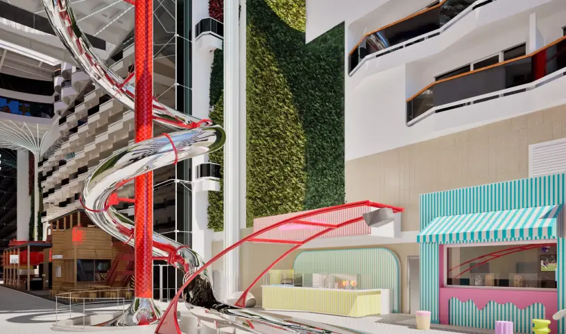 Dvoupatrové královské apartmá - MSC World Asia nabídne nové typy kajut MSC Yacht Club