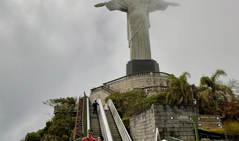 Brazil and Argentina - Day 2: Rio de Janeiro - Christ the Saviour statue, favelas and Santa Teresa district