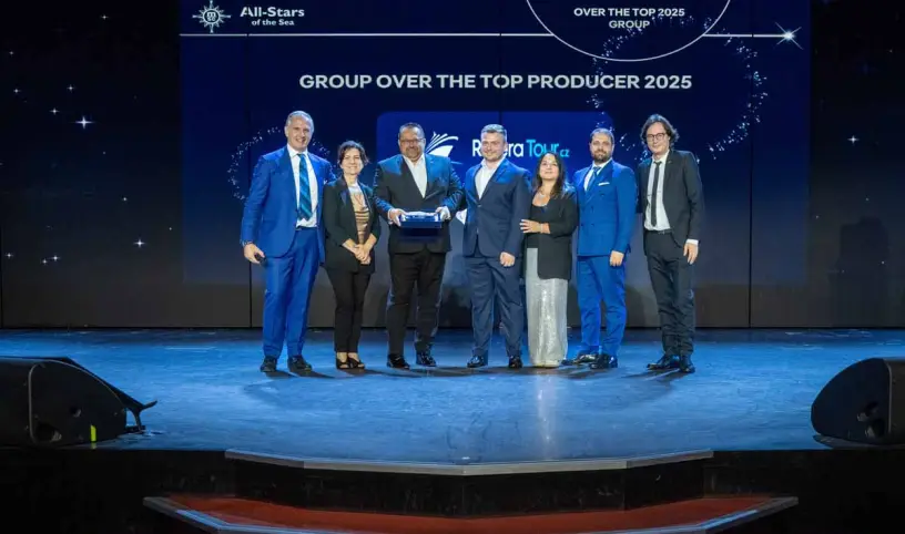 Riviera Tour zdobywa 3 nagrody dla najlepszego sprzedawcy rejsów wycieczkowych 2025