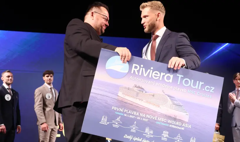 Muž roku 2026: Galavečer plný elegance vyvrcholil předáním pohádkové hlavní ceny na palubu nejluxusnější lodi MSC WORLD ASIA