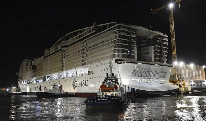 JAK SE STAVÍ LOĎ – MSC WORLD EUROPA, ČÁST 5.