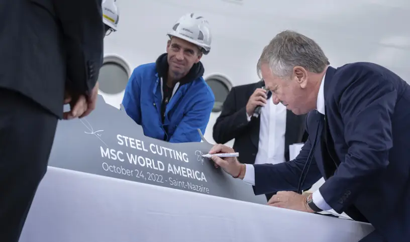 MSC CRUISES PŘEBRALO LOĎ MSC WORLD EUROPA