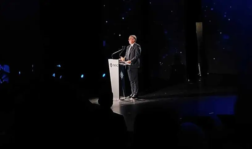 REPORTÁŽ ZE KŘTU NOVÉ LODI MSC EURIBIA