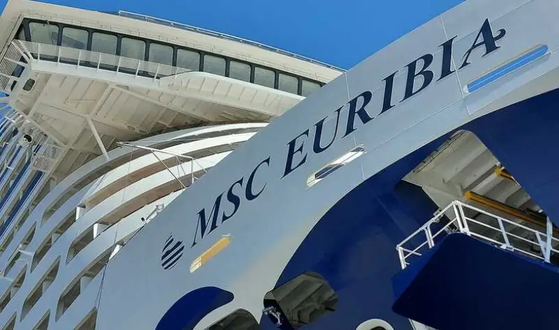 REPORTÁŽ ZE KŘTU NOVÉ LODI MSC EURIBIA