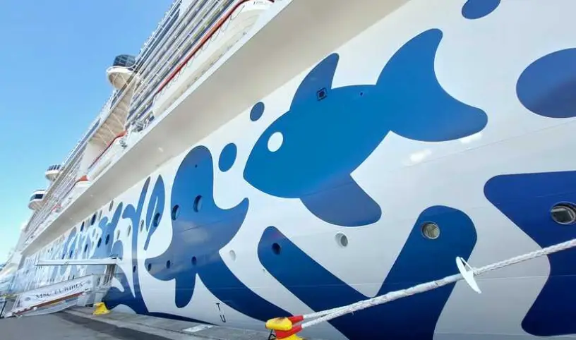 REPORTÁŽ ZE KŘTU NOVÉ LODI MSC EURIBIA