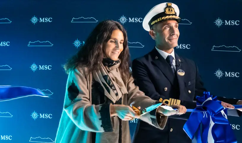 MSC SEASCAPE POKŘTĚNA V NEW YORKU