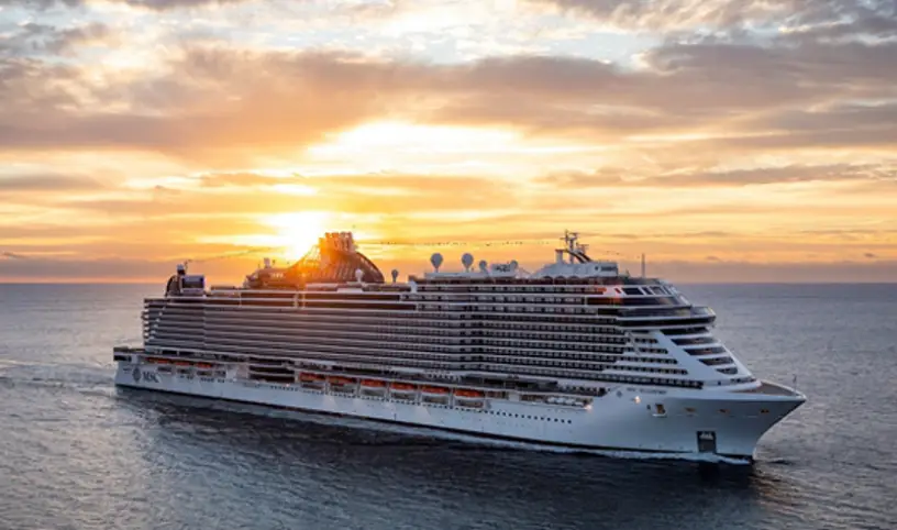 MSC SEASHORE vyplouvá